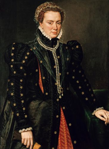 Portrait of Margaret of Parma by Antonio Moro, c. 1562