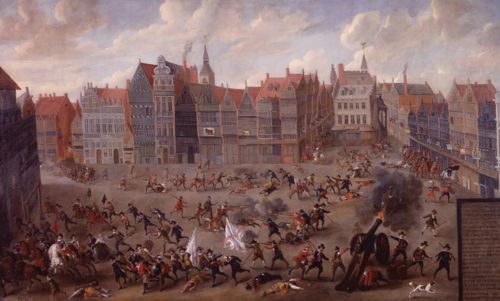 Taking of Mechelen by the Geuzen under the command of Olivier van Tympele and John Norreys on 9 April 1580 by Nicolaas van Eyck
