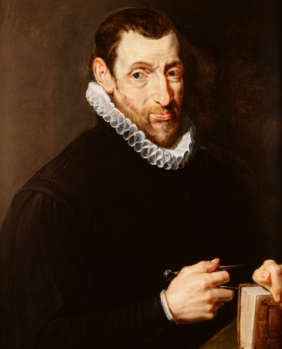 Posthumous portrait of Christophe Plantin by Rubens