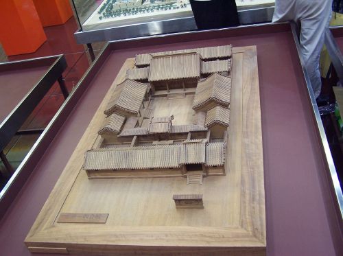 Model of a classic Chinese late imperial era home unit