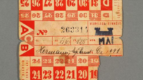Hitler’s Nero Decree: Denying Germany a Future beyond the Reich 8 Ration stamps issued in Theresienstadt