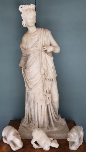 Statuette of Circe and pigs from the Sperlonga sculptures, 2nd–3rd century CE
