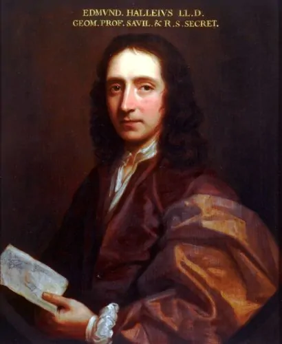 Portrait of Edmond Halley by Thomas Murray, c. 1690