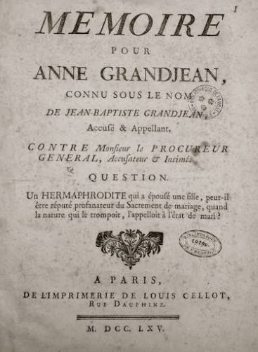The case of Jean-Baptiste Grandjean