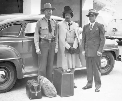 Living as Lucy: A Black Transgender Woman’s Struggle in the Early and Mid-20th Century 14 Lucy Hicks with deputy sheriffs H.E. Bowman and Charles Salig