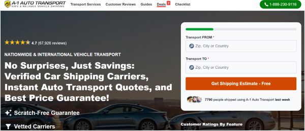 4 Auto Shipping Companies Compared for Vehicle Transport
